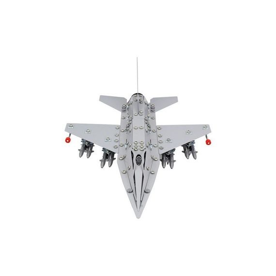 Дитячий металевий конструктор "Винищувач F16" 9598TXK 430 деталей | Зображення 3