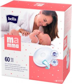 Лактаційний вкладиші Bella Мамма з клейкою смужкою 60 шт