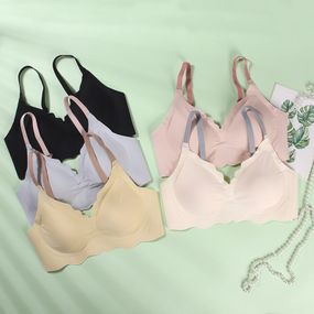 Бюстгальтер без косточек, микрофибра, черный