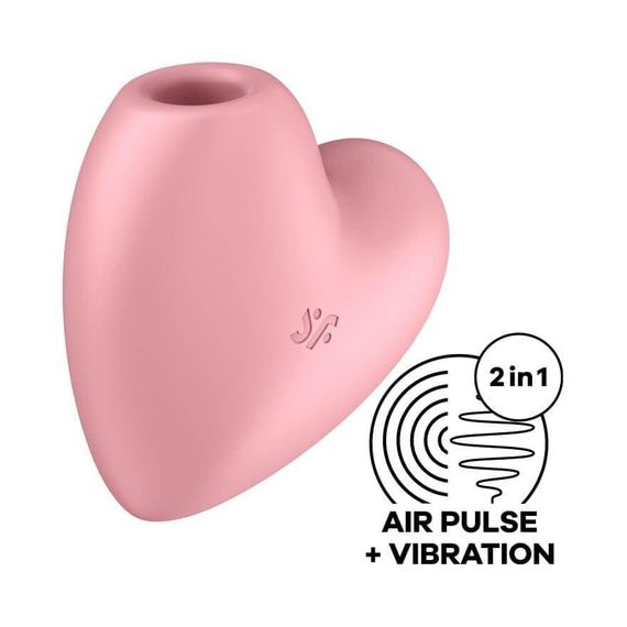 Вакуумний стимулятор - Satisfyer Cutie Heart Light Red Sex Aura | Зображення 2