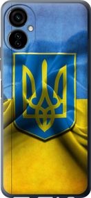 Чехол на Tecno Camon 19 Neo CH6i Флаг и герб Украины 1 "375u-2753-17620"