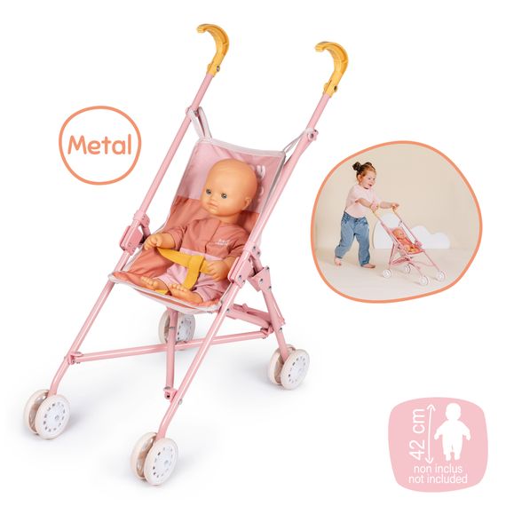 Коляска-Трость Baby Nurse «Прогулка» (Терракотовая, 51х25х57 см) | Зображення 1