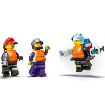Конструктор LEGO City Лодка пожарной бригады 144 детали (60373) | Зображення 2