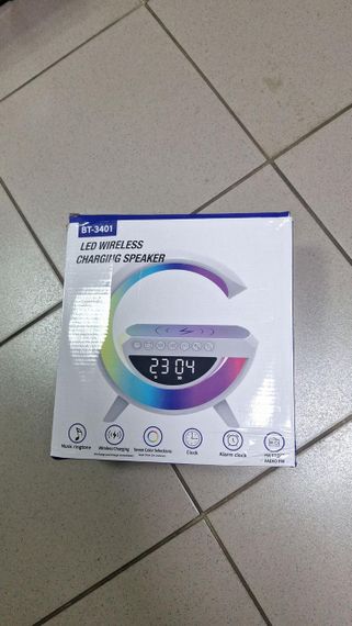 УЦЕНКА! Лампа, ночник BT-3401 RGB Rainbow с Bluetooth колонкой (Плохая упаковка, 3093) | Зображення 1