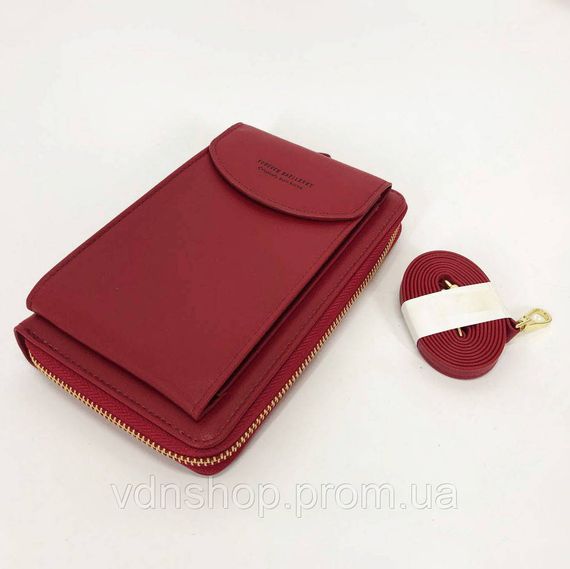 Подарок женский кожаный кошелек клатч BAELLERRY Кошелек для женщины раскладной TB-24 | Зображення 4