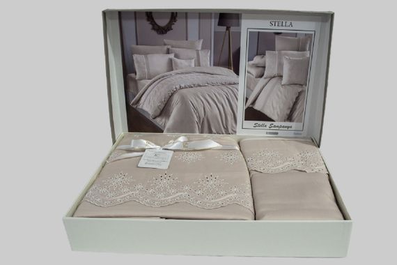 Постельное белье First Choice Moonlight V.I.P 200x220 Stella Sampanya | Зображення 1