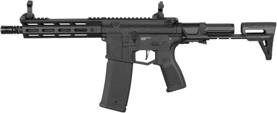 Страйкбольна гвинтівка Evolution Ghost S EMR PDW Carbontech AEG 6 мм Black | Зображення 1