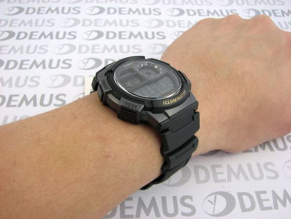 Электронные спортивные часы наручные мужские оригинальные Casio Collection AE-1000W-1BVEF | Зображення 6