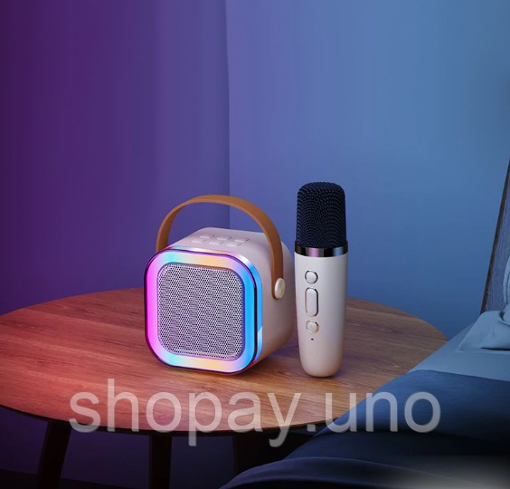 Детский набор Караоке Беспроводной микрофон + Bluetooth Колонка | Зображення 3