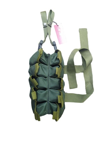 Підсумок для пострілів ВОГ 10шт на ногу M&M Вид 2 Olive Green Хакі (213346) | Зображення 2