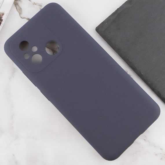 Чехол Silicone Cover Lakshmi Full Camera (AAA) для Xiaomi Redmi 12C Серый / Dark Gray | Зображення 4