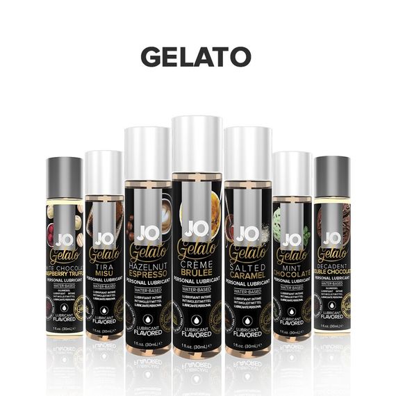 Змазка на водній основі JO GELATO Double Chocolate (120 мл) без цукру, парабенів та гліколю | Зображення 4