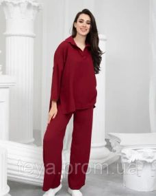Костюм колір бордовий розмір 3XL FI_003507