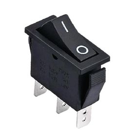 Переключатель KCD3-102 B/B 1 клавиша черный Ny95500830