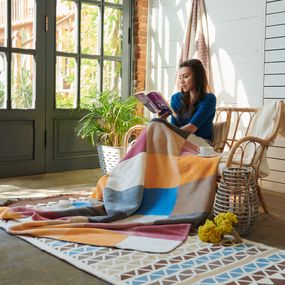 Покривало IDEIA 87204 Туреччина 150*200  Бавовна Різні кольори