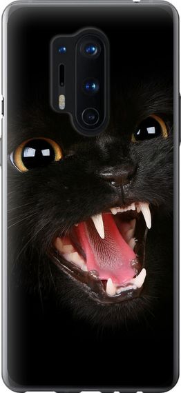 Чехол на OnePlus 8 Pro Чёрная кошка "932u-1896-17620"
