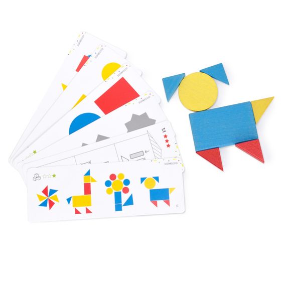 Навчальний набір "Логічні блоки Дьєнеша" Igroteco 900408, 48 деталей | Зображення 3