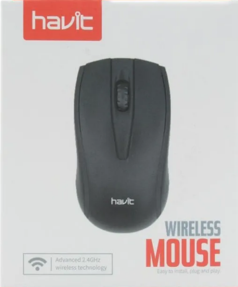 Мишка бездротова Havit HV-MS858GT чорний/сірий | Зображення 1