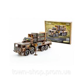 Деревянный 3D конструктор "ЗРК Patriot" Арт-25220, 220 деталей