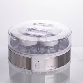Йогуртница электрическая на 7 баночек по 180 (мл) аппарат для приготовления йогурта 20 Вт йогуртница для дома SK-08017