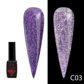 Гель-лак світовідбивний, Global Fashion Disco №C03 (8мл)