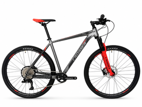 Велосипед горный 29" Crosser Solo рама 21", 1x12 L-TWOO AX, гидравлика Shimano MT200, воздушная вилка Красный
