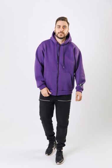 Зіп-Худі унісекс МА (01) Фіолетовий | Зображення 1