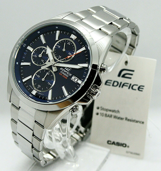 Чоловічі наручні годинники Casio Edifice EFV-560D-2AVUEF оригінальні японські зі сталевим браслетом | Зображення 5