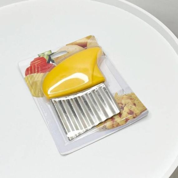 Слайсер із нержавіючої сталі для продуктів Жовтий
