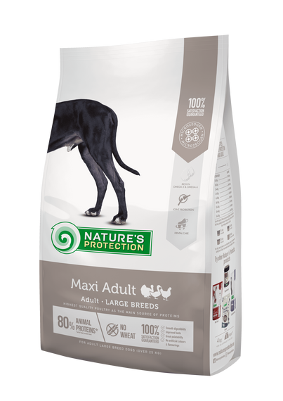 Корм Nature's Protection Maxi Adult Large Breeds сухий для собак великих порід 4 кг