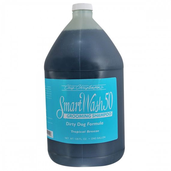 Шампунь Chris Christensen Smart Wash 50 Tropical Breeze для собак та котів тропічний бриз 3,8 л