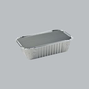 100 шт Контейнер з кришкою з харчової алюмінієвої фольги sp64L (R21L)