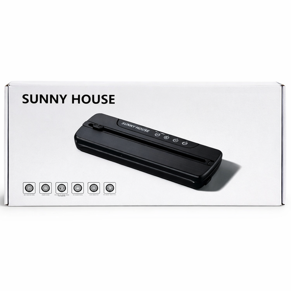 Вакууматор побутовий для харчових продуктів Vacuum Sealer LY-1122 110 W 60 кПа вакуумний пакувальник автоматичний | Зображення 4