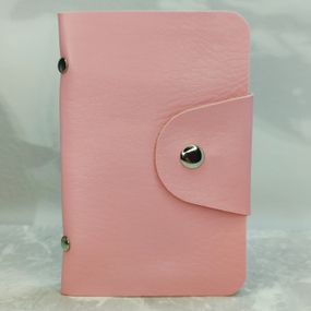 Розовый альбом для хранения пластин для стемпинга (на 10 отделений)