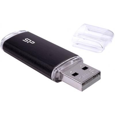 USB флеш накопичувач Silicon Power 32GB Ultima U02 Black USB 2.0 (SP032GBUF2U02V1K) | Зображення 3