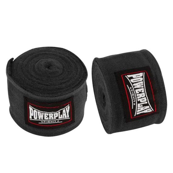 Бинти для боксу PowerPlay 3046 Чорні NYLON (3м) | Зображення 3