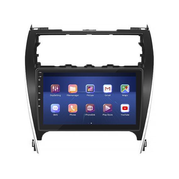 Штатная магнитола Lesko для Toyota Camry VII (XV50) 2011-2014 экран 10" 4/64Gb 4G Wi-Fi GPS Top | Зображення 1