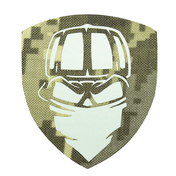 Шеврон Camotec Ультрас (7*8) Піксель/Люмін (9018)