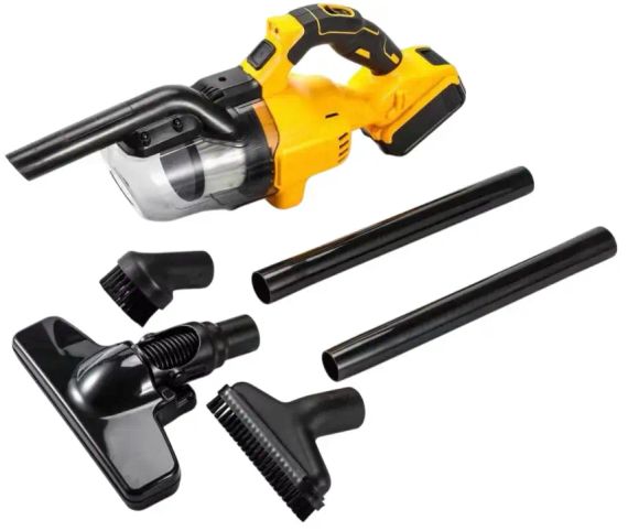 Аккумуляторный пылесос для автомобиля, 5000 мAh, 48V, желтый, 5520, / Портативный пылесос / Пылесос для дома | Зображення 5