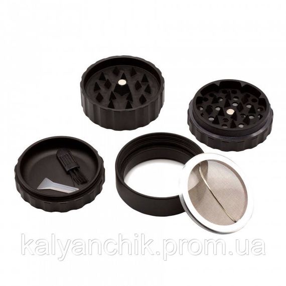 Гріндер металевий Amsterdam Black Grinder 4part d:63mm | Зображення 1
