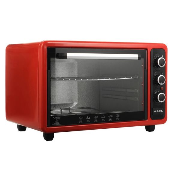 Печь для приготовления завтраков ASEL AF-40-23 33 л 1300 Вт, Электродуховка NF-604 духовка настольная | Зображення 1