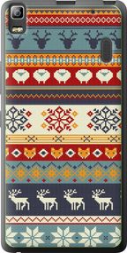 Чехол на Lenovo K3 Note K50-T5 Рождественский орнамент "3303u-141-17620"