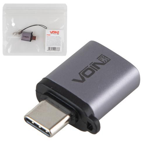 Адаптер OTG VOIN USB 3.0 в Type C Grey | Зображення 3