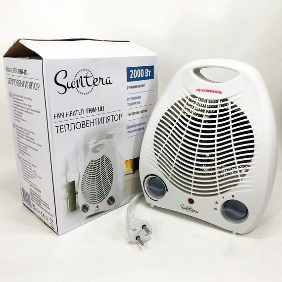 Теплообогреватель, Электрический бытовой тепловентилятор, Дуйка для дома, Практичный тепловентилятор AT-30 | Зображення 5