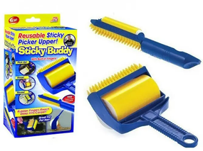 Липкий валик для уборки Sticky Buddy