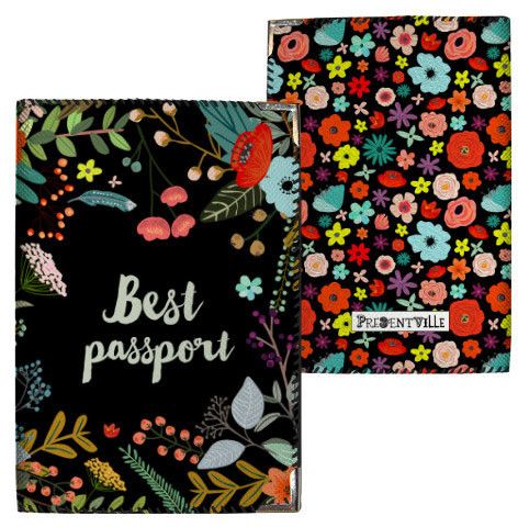 Обложка на паспорт Best passport (PD_16A006_BL)