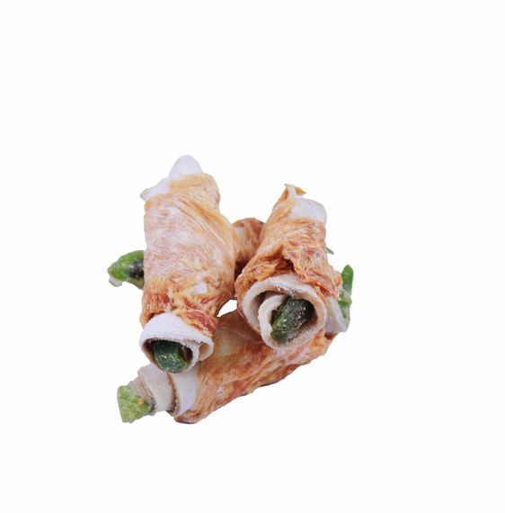 Лакомство для собак LOVE DOG венские крученики фруктовые КИВИ с мясом 6 шт
