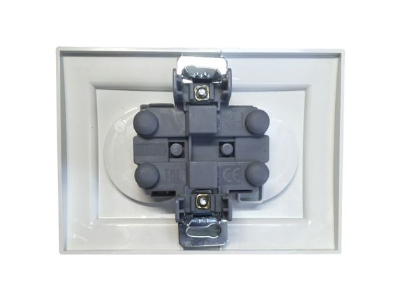 Розетка внутренней установки 2-я б/з с защитная шторка белая IP20 Malta Ny95000966 | Зображення 1