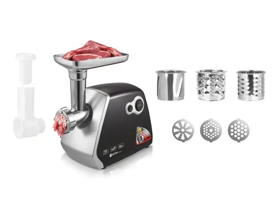 Электрическая Мясорубка BITEK BT-3400 3500W с металлическим корпусом и разными насадками | Зображення 2