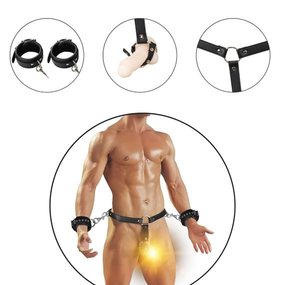 Набор БДСМ - Erospace Wild Play Male Bondage Set C13 sexstyle | Зображення 2